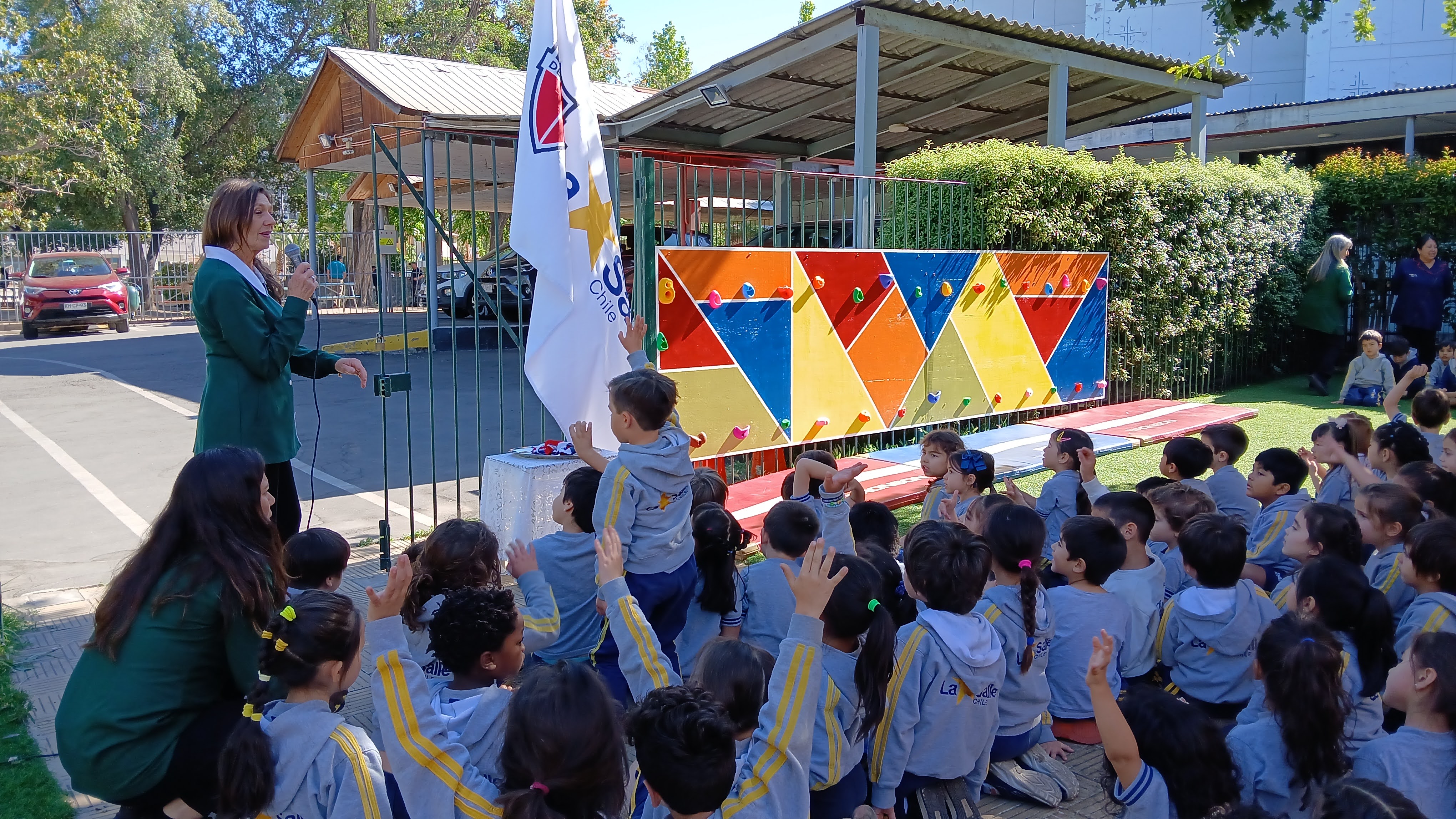 INAUGURACIÓN MURO ESCALADA PARA PÁRVULOS° MEDIO